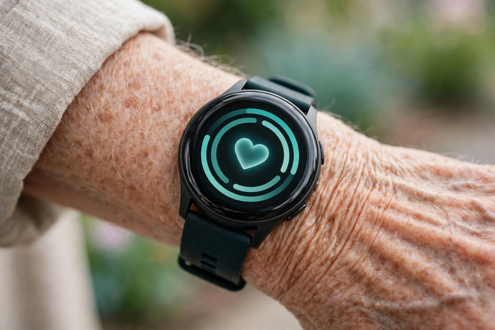A wearable quietly collecting heart and sleep signals